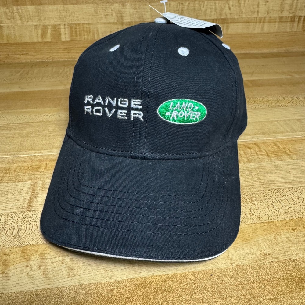 NWT Land Rover Range Rover Black Cotton Baseball Cap Fields Auto Orlando Hat